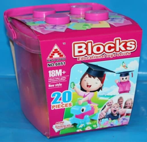 Dečije kocke Plastične kocke u kutiji 20 kom. 876005