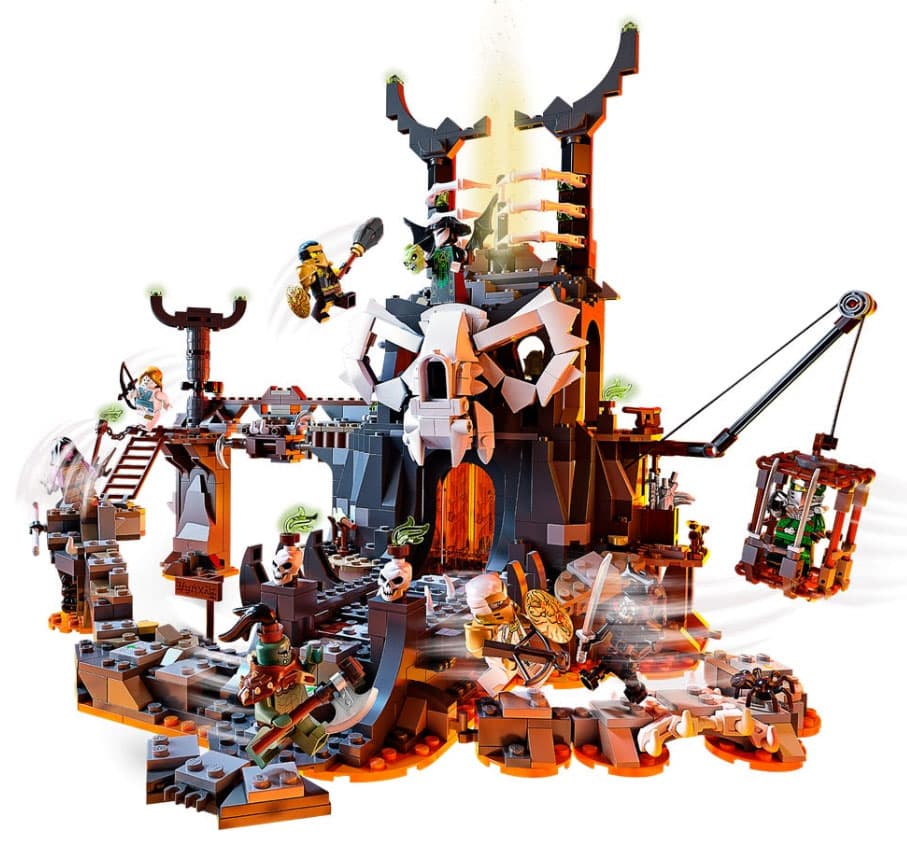LEGO® Kocke NINJAGO Tamnice vrača Lobanje 71722