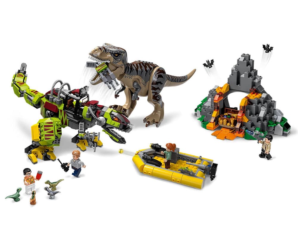 LEGO® Kocke Jurassic World - T Reks protiv Dinobota 75938