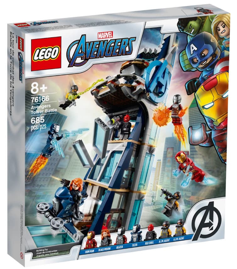 LEGO® Kocke Avengers - Borba za Kulu osvetnika 76166