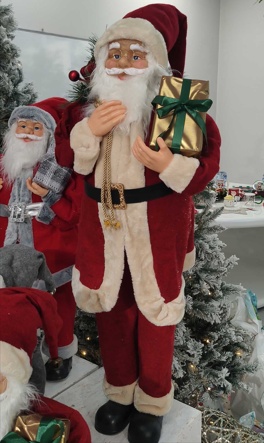 Deda Mraz Figura Christopher New 110 cm - Red