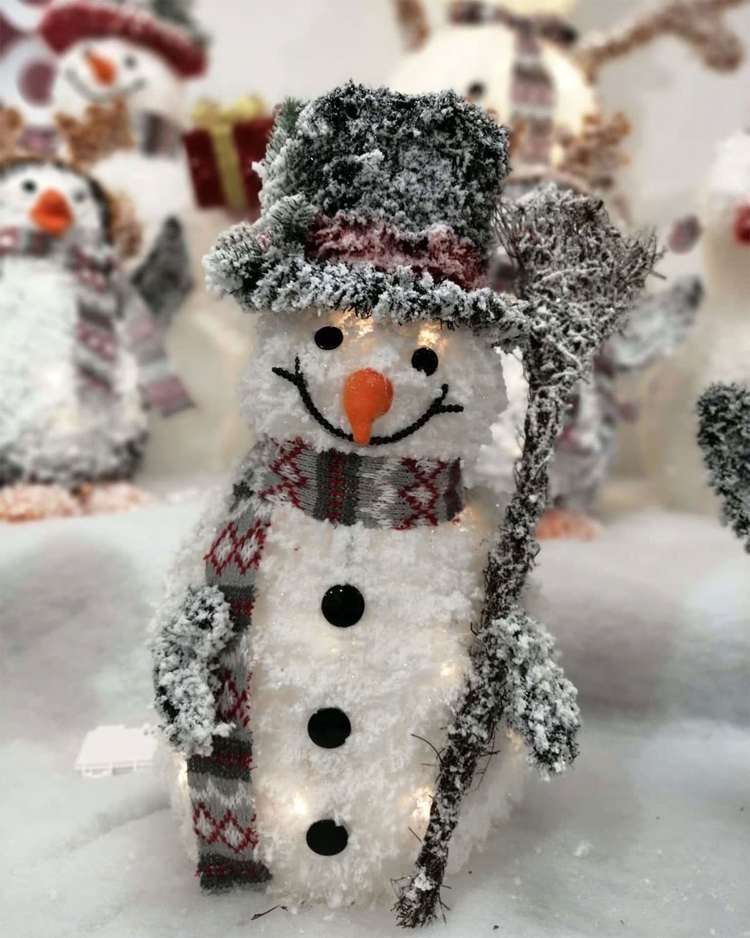 Tinsel LED Svetleći Sneško 51 cm