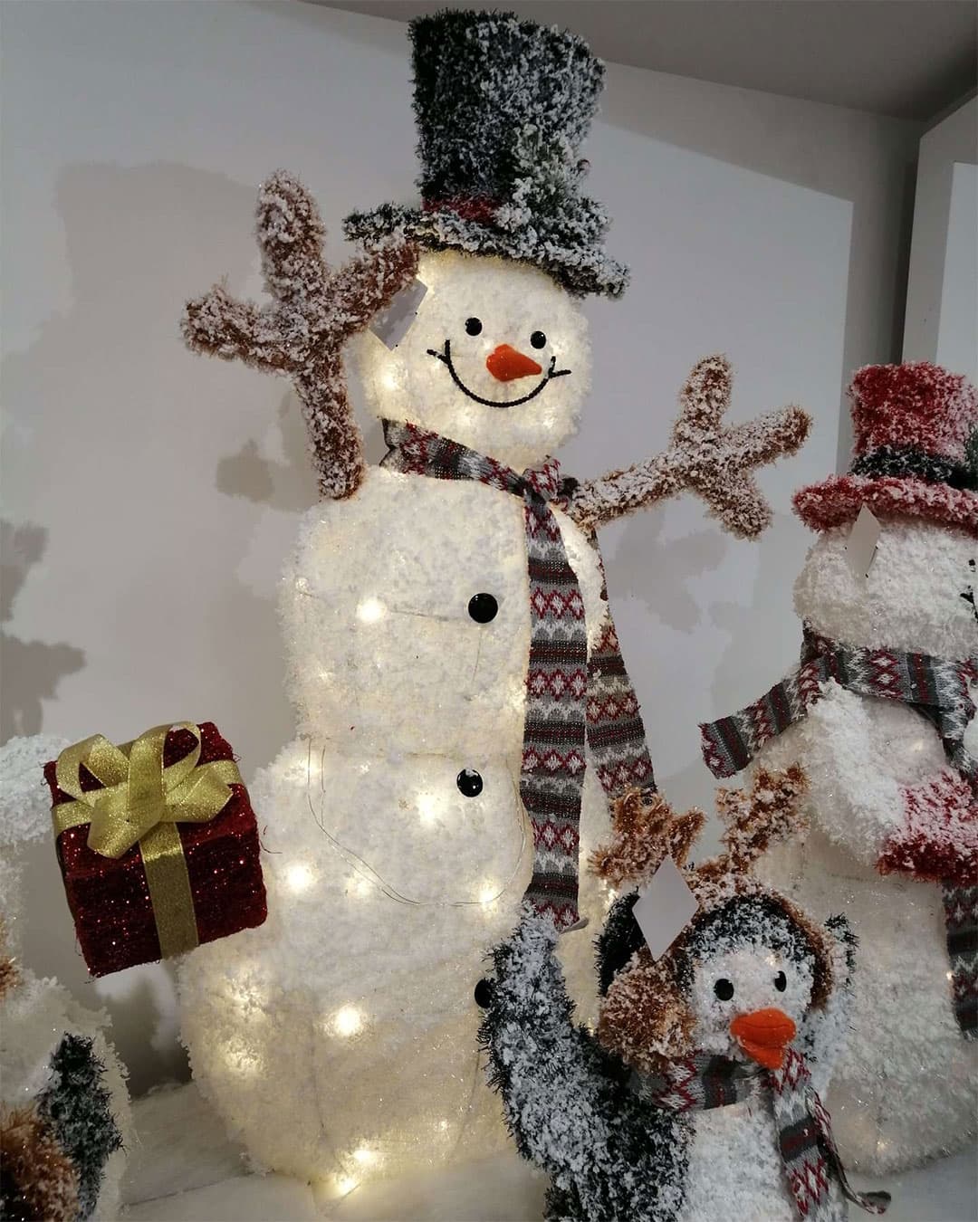 Tinsel LED Svetleći Sneško 120 cm