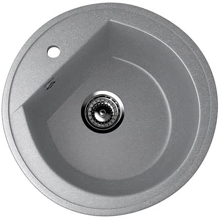 Granitna sudopera sa sifonom Ulgran U103-342 okrugla grafit