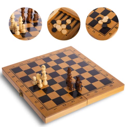 Društvena igra 3 u 1  DAME-ŠAH-BEKGEMON 272 882023