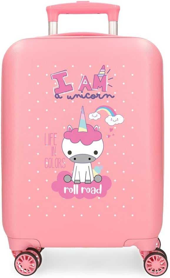Dečiji ABS kofer 50cm Roll Road I am a unicorn pink 40713