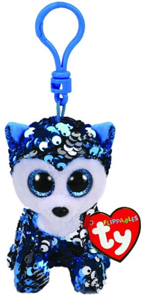 TY Beanie Boos Privezak Plišana igračka Svetlucavi haski Slush 35305