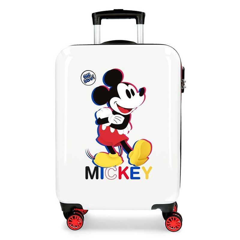 Disney ABS Kabinski dečiji kofer 55cm Mickey 3D white 29217