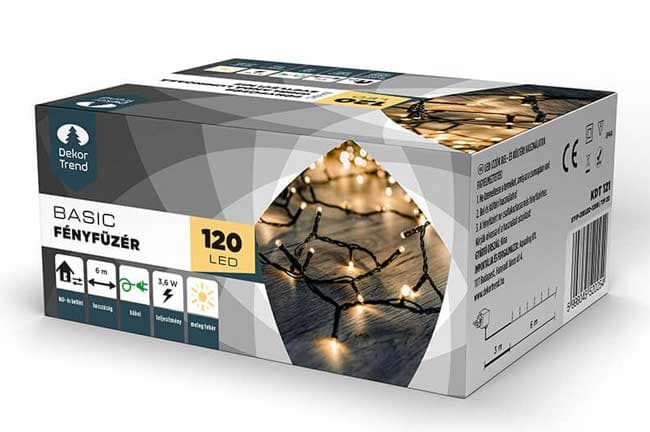 Novogodišnje lampice za spoljnu i unutrašnju upotrebu Toplo bela 120 LED KDT 121