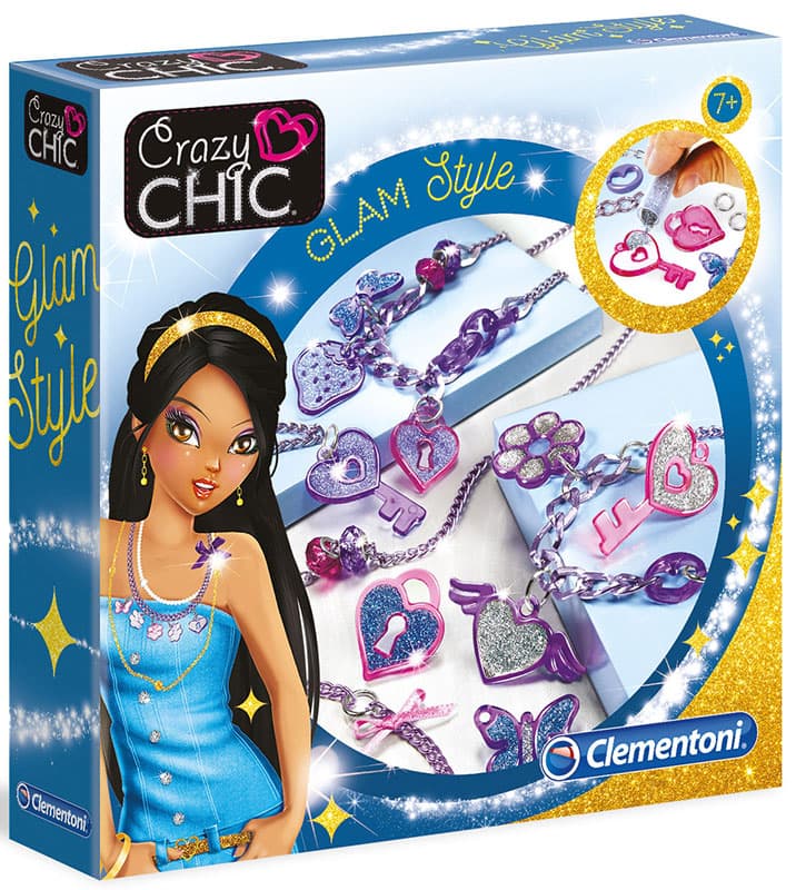 Crazy Chic Kreativni set Kreiraj glamurozne priveske Clementoni 15219