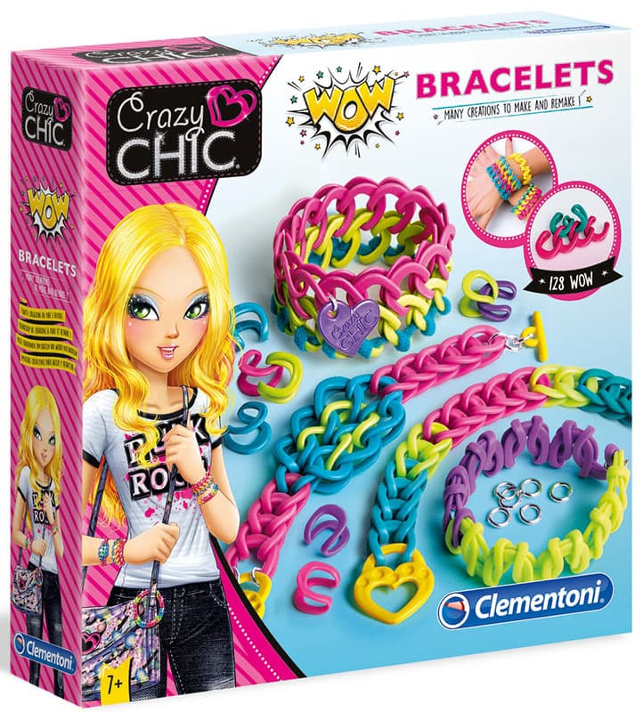 Crazy Chic Kreativni set Napravi WOW narukvice Clementoni 18506