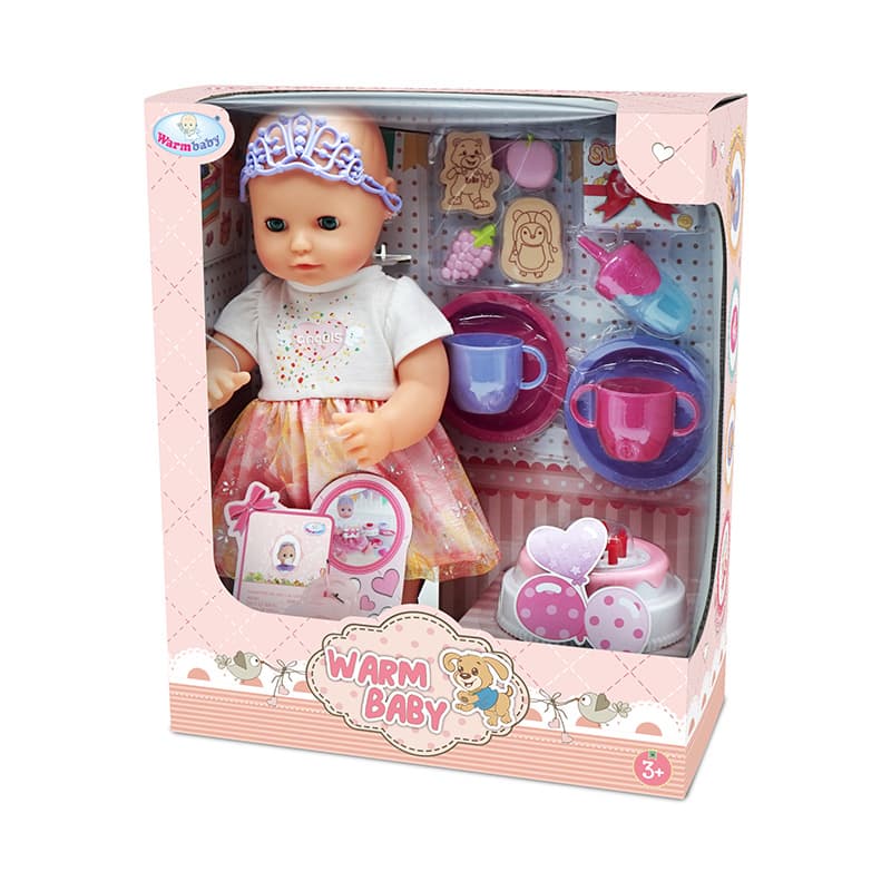 WARM BABY Lutka beba 42cm sa rođendanskim setom WZJ033A-1 858057