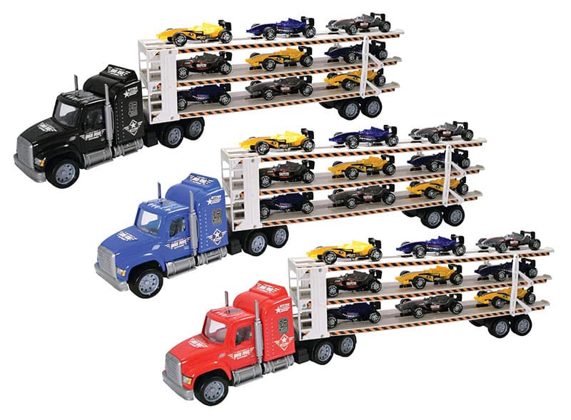 Igračka za decu TERETNI KAMION sa autićima 114504 Na povlačenje 3831000394502