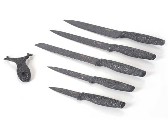 Set kuhinjskih noževa sa ljuštilicom Floria ZLN1136