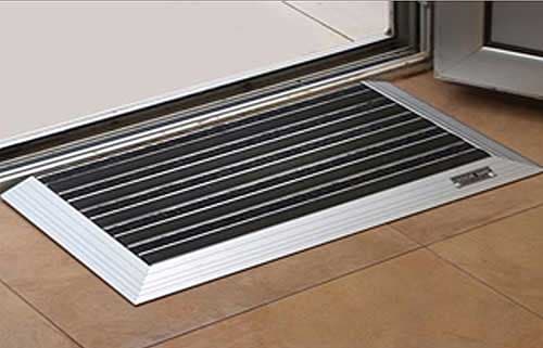 Aluminijumski otirač za poslovne i stambene objekte 50 x 75 Sivi