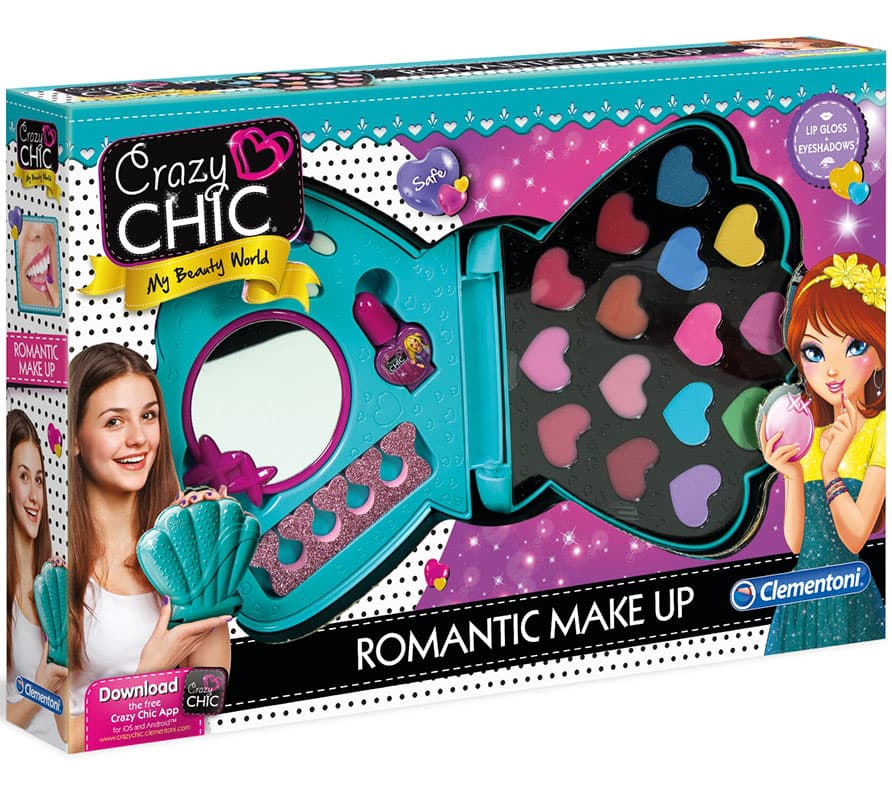CLEMENTONI Crazy Chic Set za šminkanje Šminka ROMANTIK Ulepšavanje CL15240