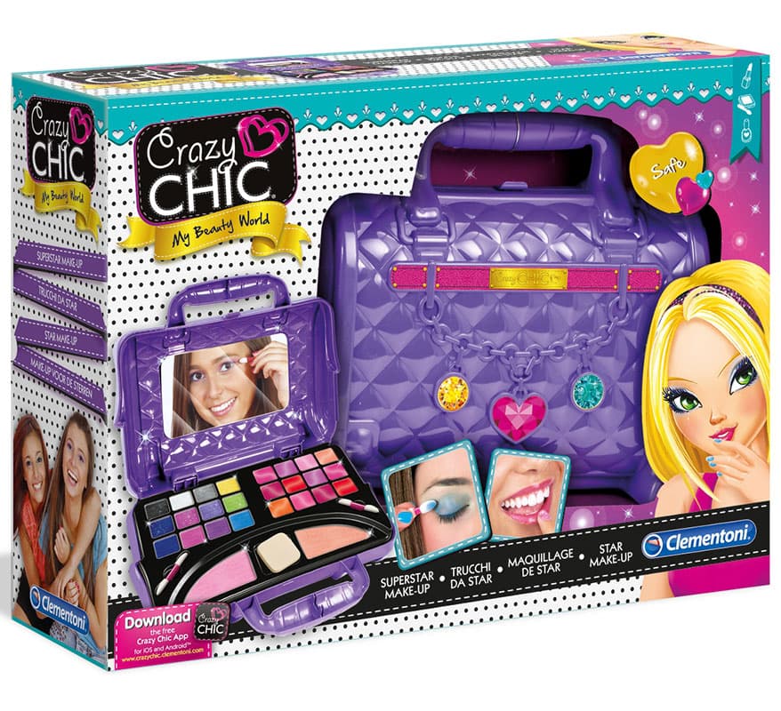 CLEMENTONI Crazy Chic Set za šminkanje u neseseru Šminka KOFERČE Ulepšavanje CL15773