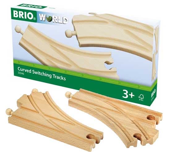 Brio Delovi za sastavljanje pruge Skretnice 2kom/p BR33346