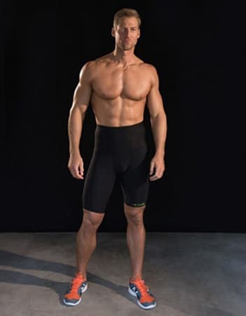 Kompresivni šorts sa visokim pojasom model 625