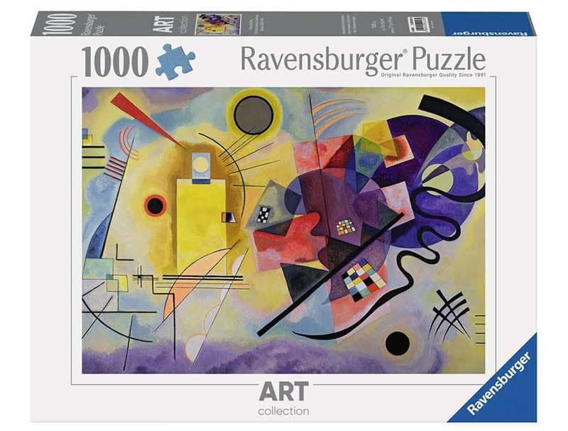 Puzzle slagalica 1000 delova Vasilij Kandinski - Žuta crvena plava Ravensburger ART 12000023