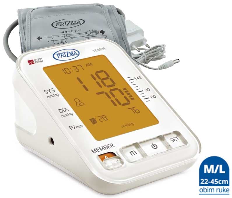 Digitalni aparat za merenje krvnog pritiska Prizma YE690A