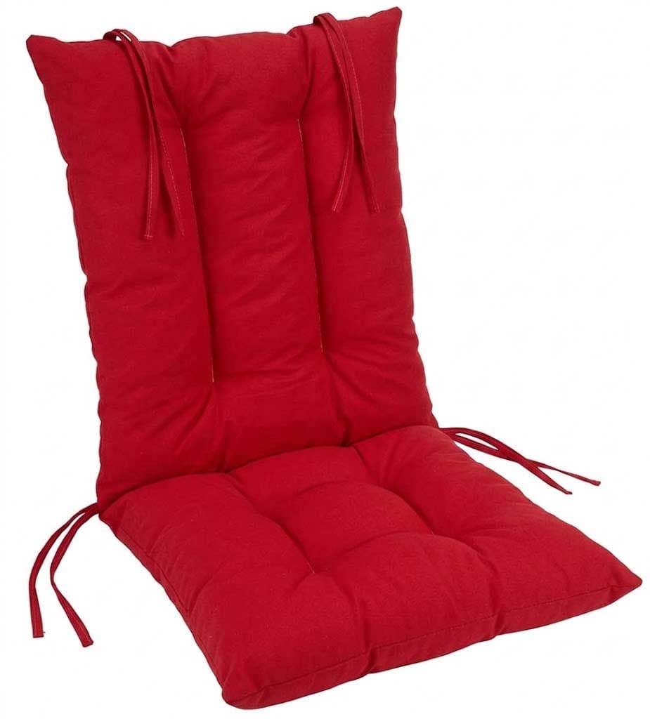 Jastuk Za Stolicu Sa Naslonom 45 x 90 cm Red