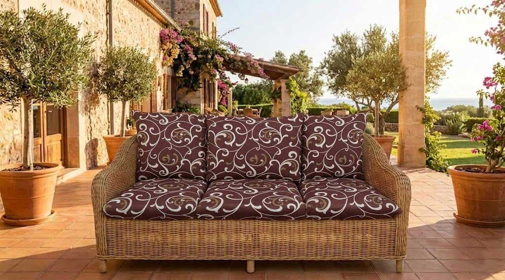 Jastuk Za BaštenskI Trosed 150 x 50 x 50 cm BROWN ORNAMENT