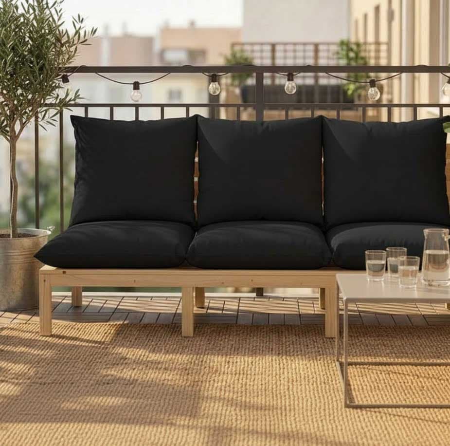 Jastuk Za BaštenskI Dvosed 120 x 50 x 50 cm BLACK