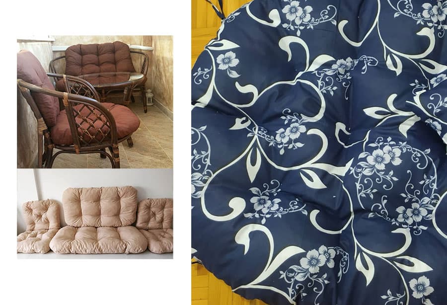 Jastuci za bambus ratan garnituru Bahama Dark Blue ORNAMENT