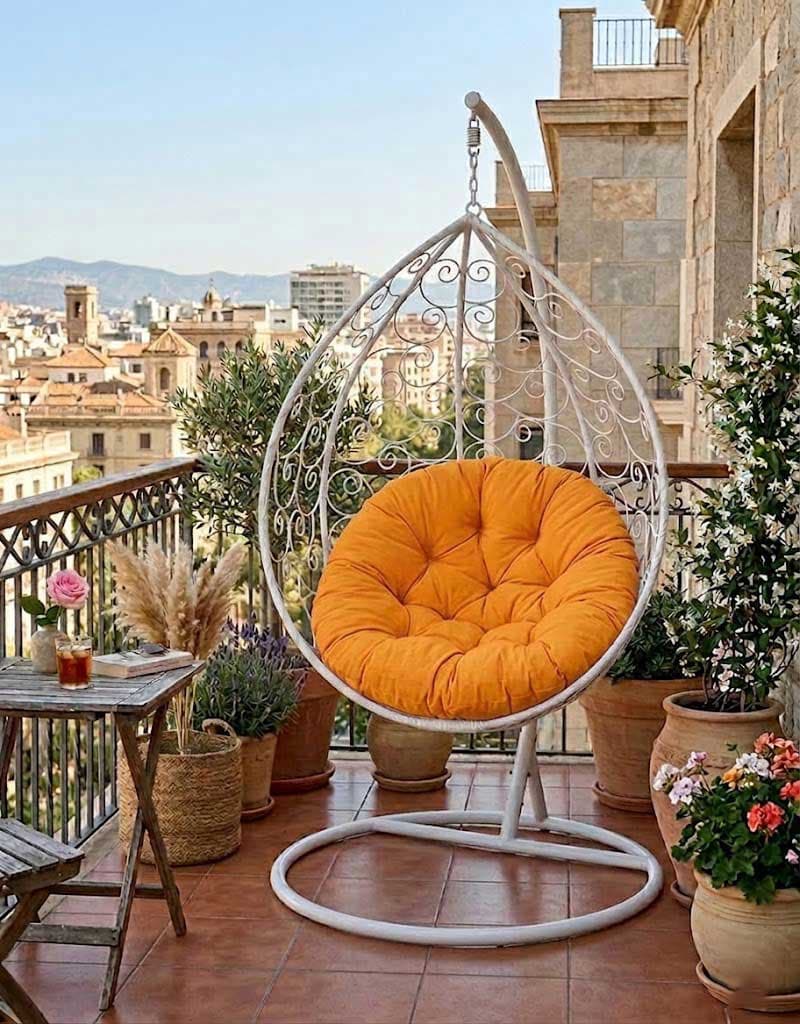 Jastuk Za Jaje Baštensku Ljuljašku - 100 cm ORANGE