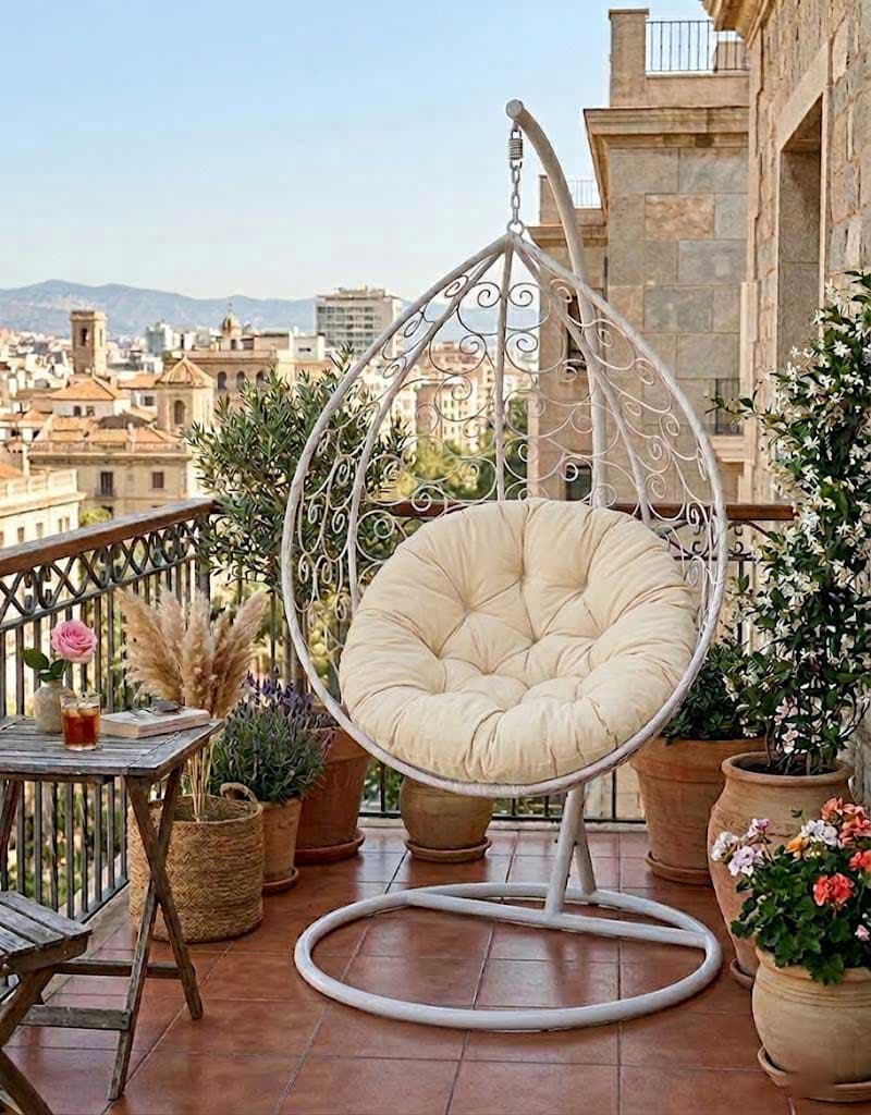 Jastuk Za Jaje Baštensku Ljuljašku - 140 cm - Beige