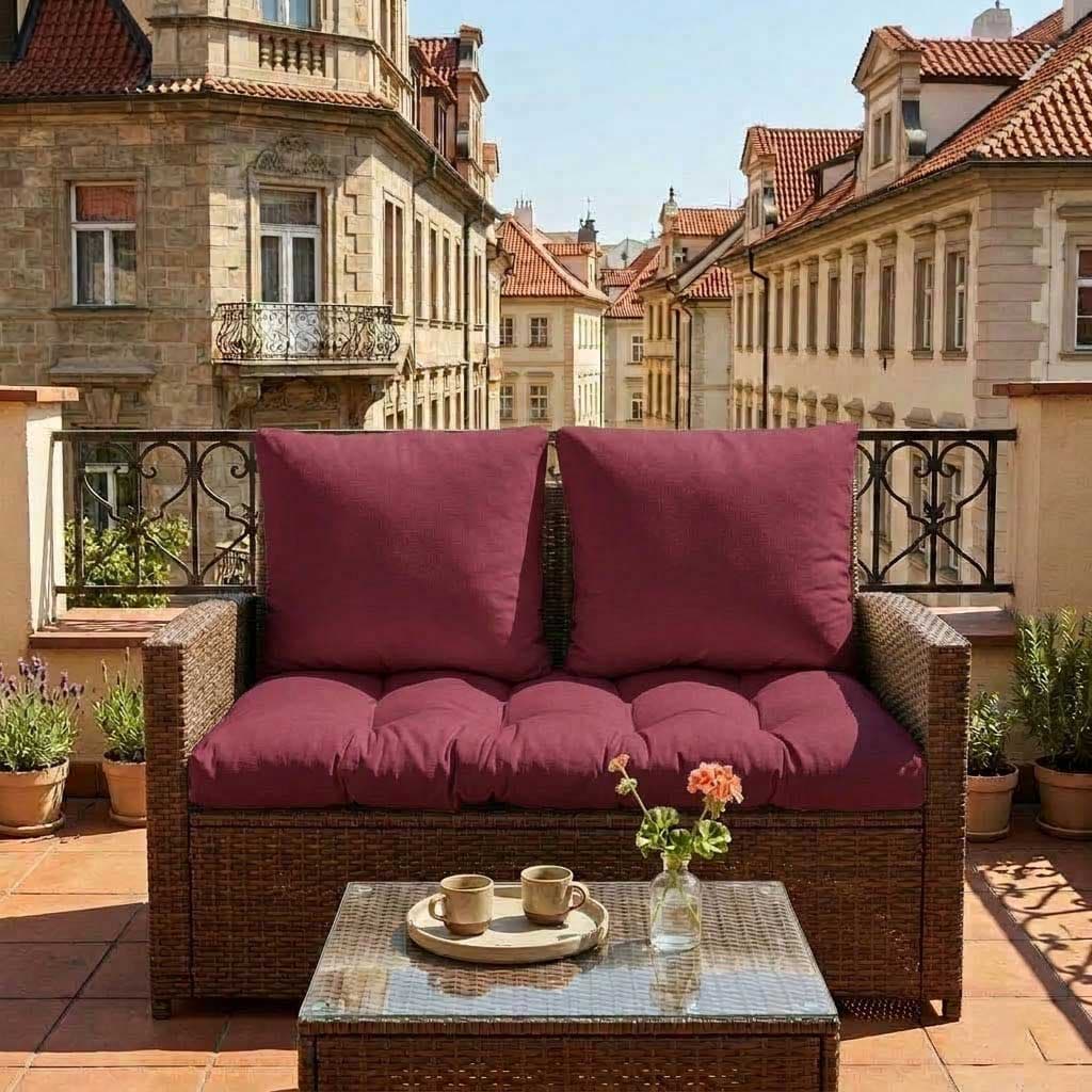 Jastuci za dvosed - 100 x 50 x 50 cm - Cherry