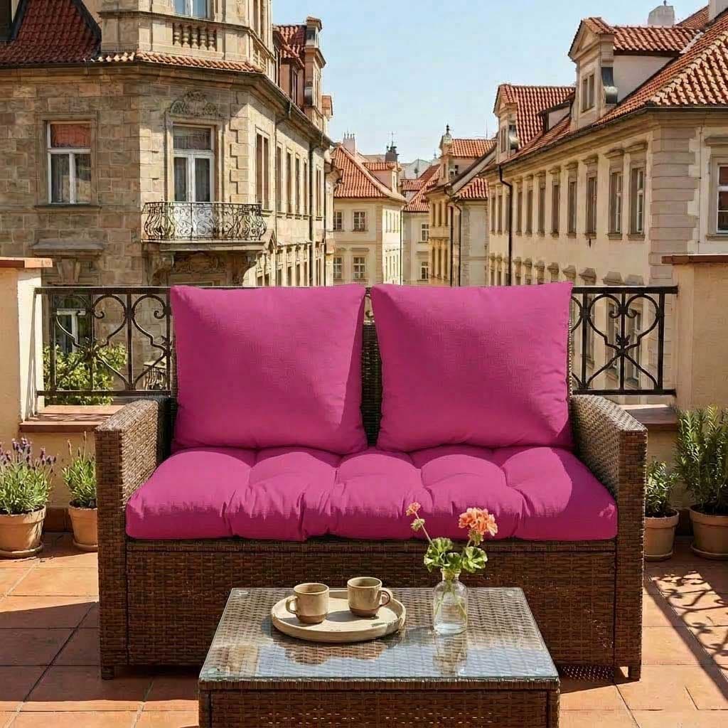 Jastuci za dvosed - 100 x 50 x 50 cm - Ciklama