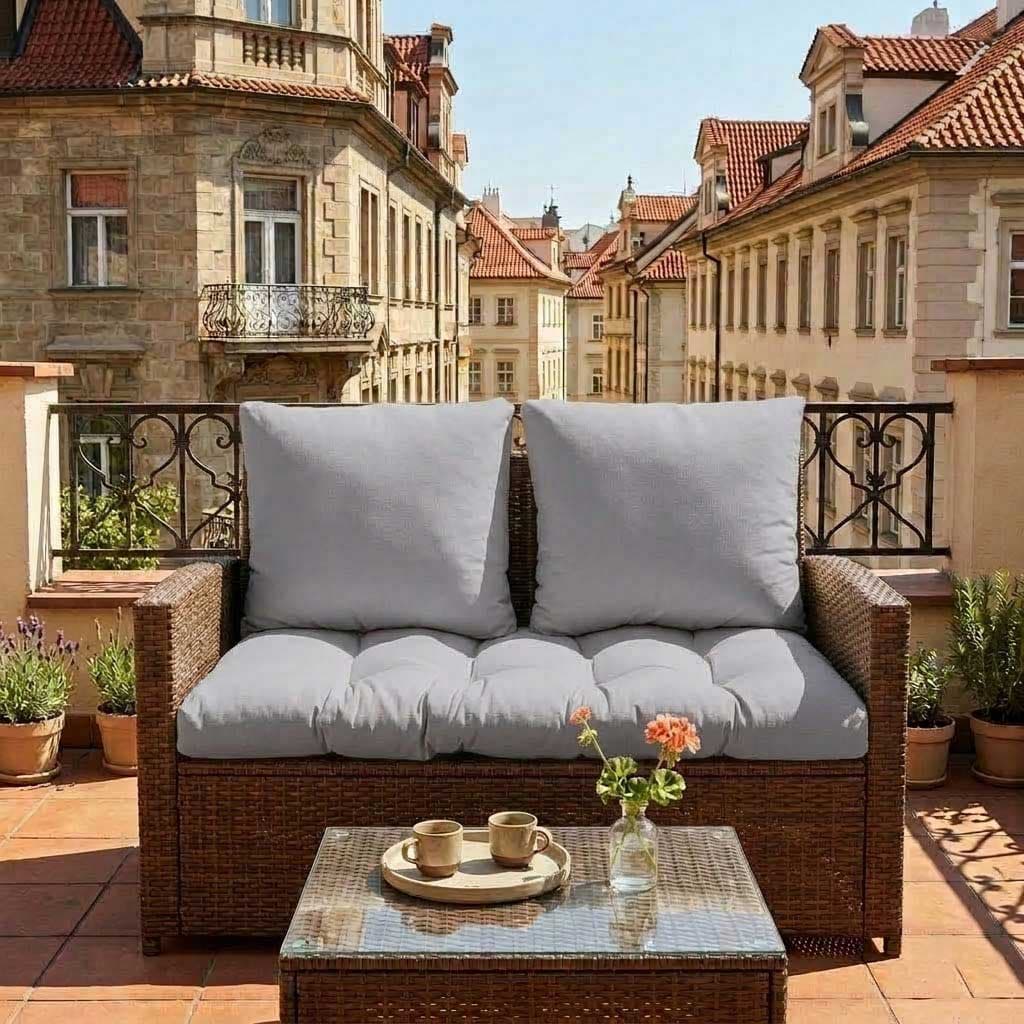 Jastuci za dvosed - 100 x 50 x 50 cm - Grey