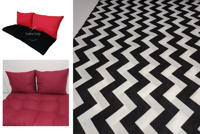 Jastuci za garniture od paleta - 160 x 50 x 50 cm - Cik Cak 