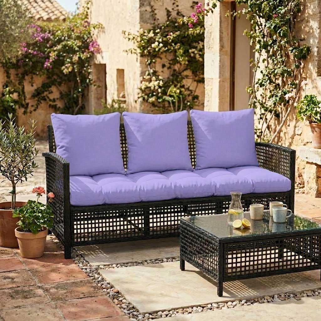 Jastuci za trosed - 160 x 50 x 50 cm - Lila