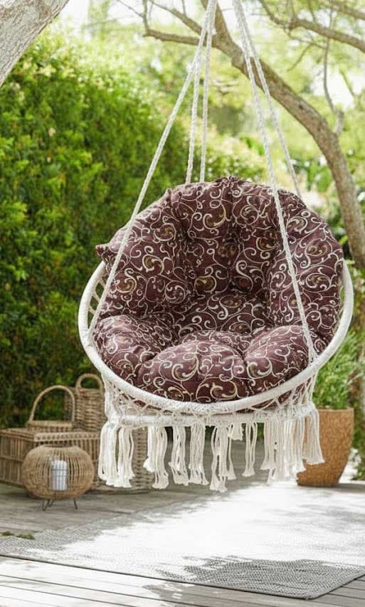 Jastuci za Makrame ljuljašku Brown Ornament