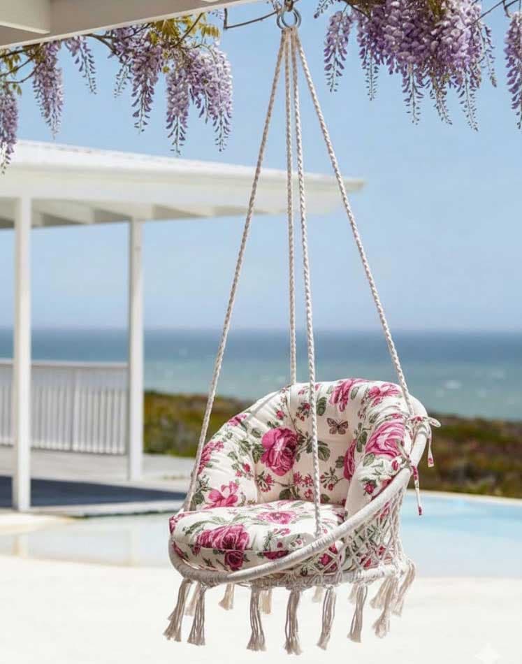 Jastuci za Makrame ljuljašku - Pink Flo