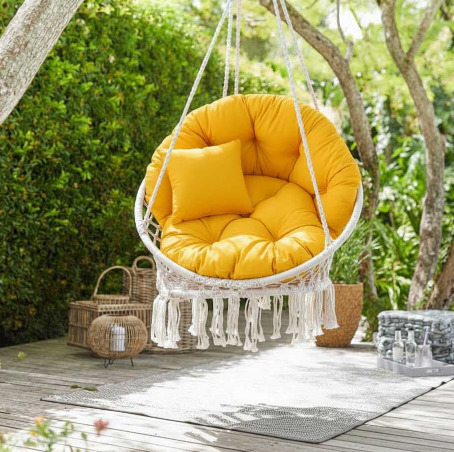 Jastuci za Makrame ljuljašku - Yellow