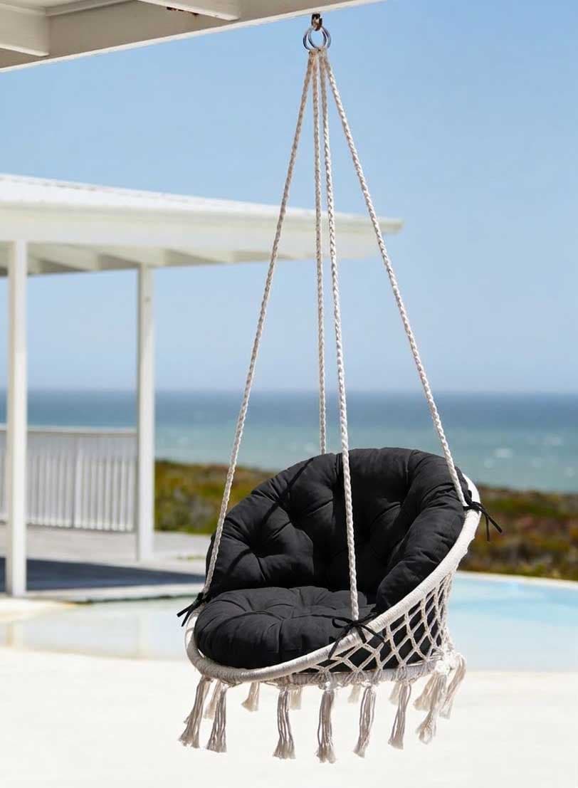 Jastuci za Makrame ljuljašku Black