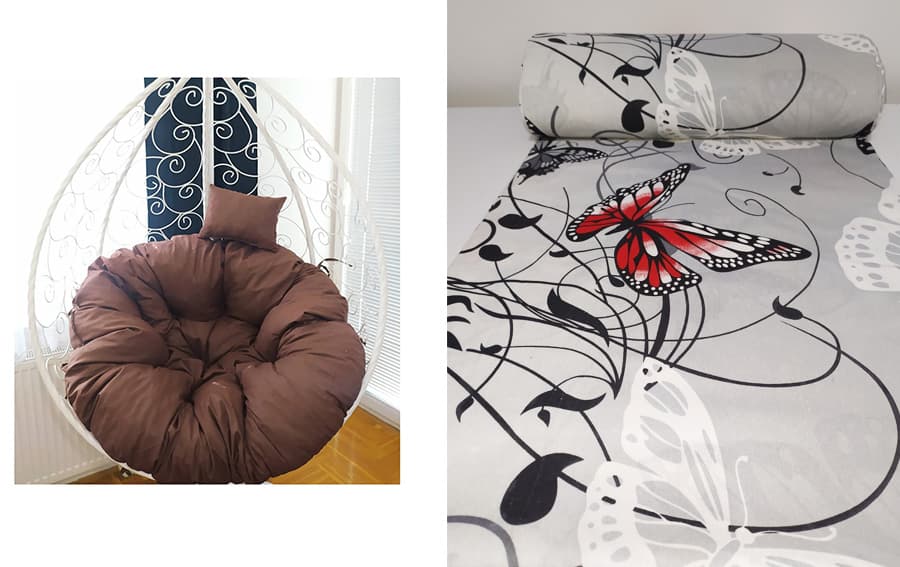 Jastuk Za Gnezdo Baštensku Ljuljašku 120 cm Butterfly