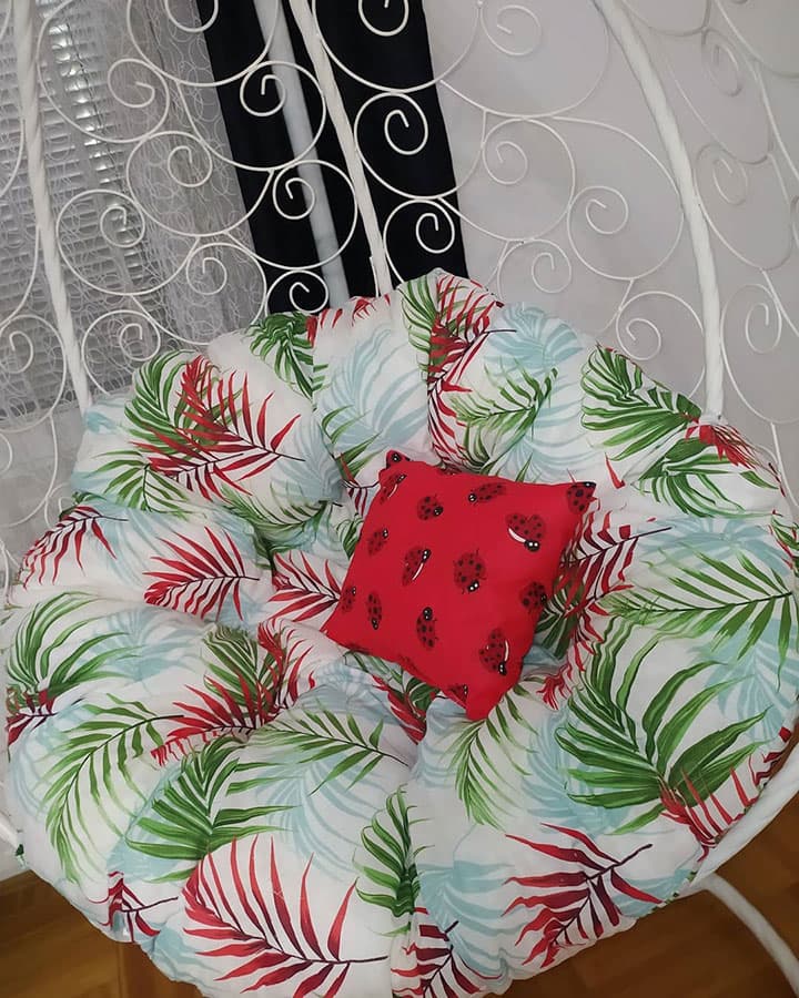 Jastuk Za Gnezdo Baštensku Ljuljašku 120 cm Flora