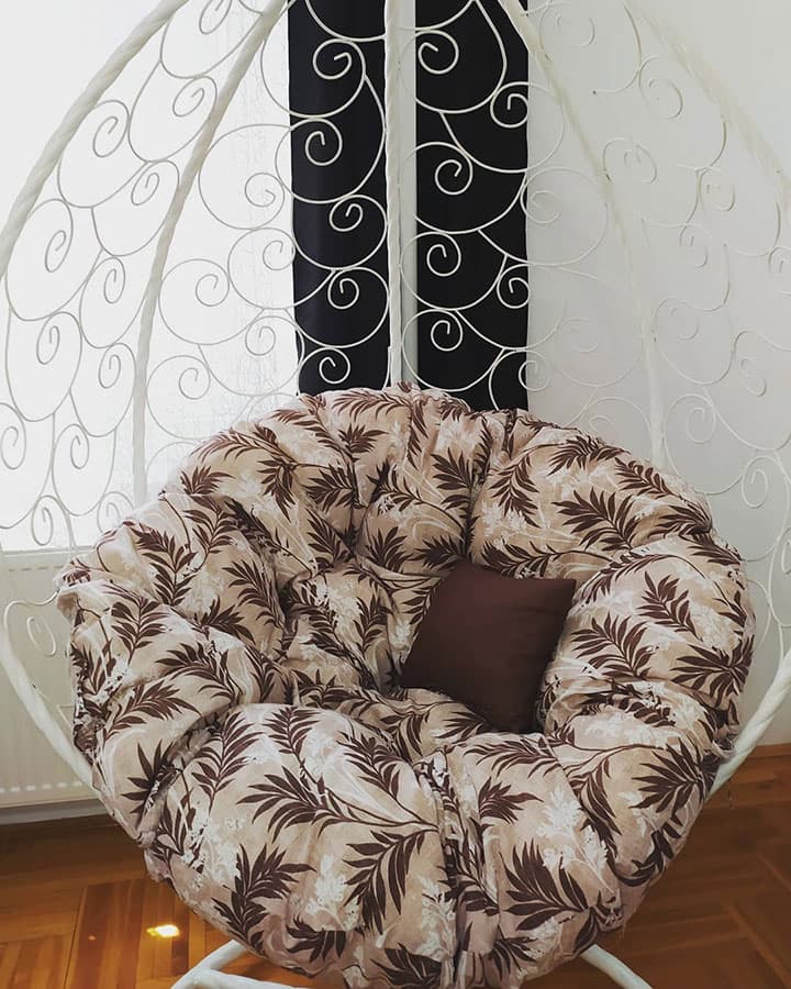 Jastuk Za Gnezdo Baštensku Ljuljašku 120 cm Flora Brown