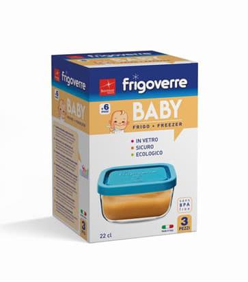 Staklena posuda Frigoverre square baby 3-1 22cl 10x10 cm