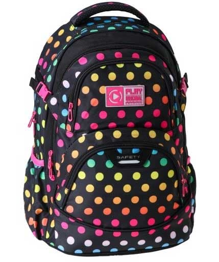 Školski ranac Play Apollo 11 Rainbow Dot