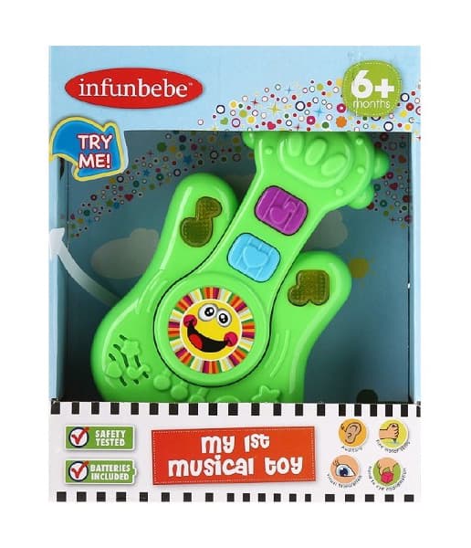 INFUNBEBE Igračka Za Bebe gitara sa zvukom 6M+ 