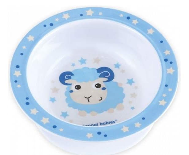 Canpol baby činija Melamin sa prijanjajućim dnom - plava