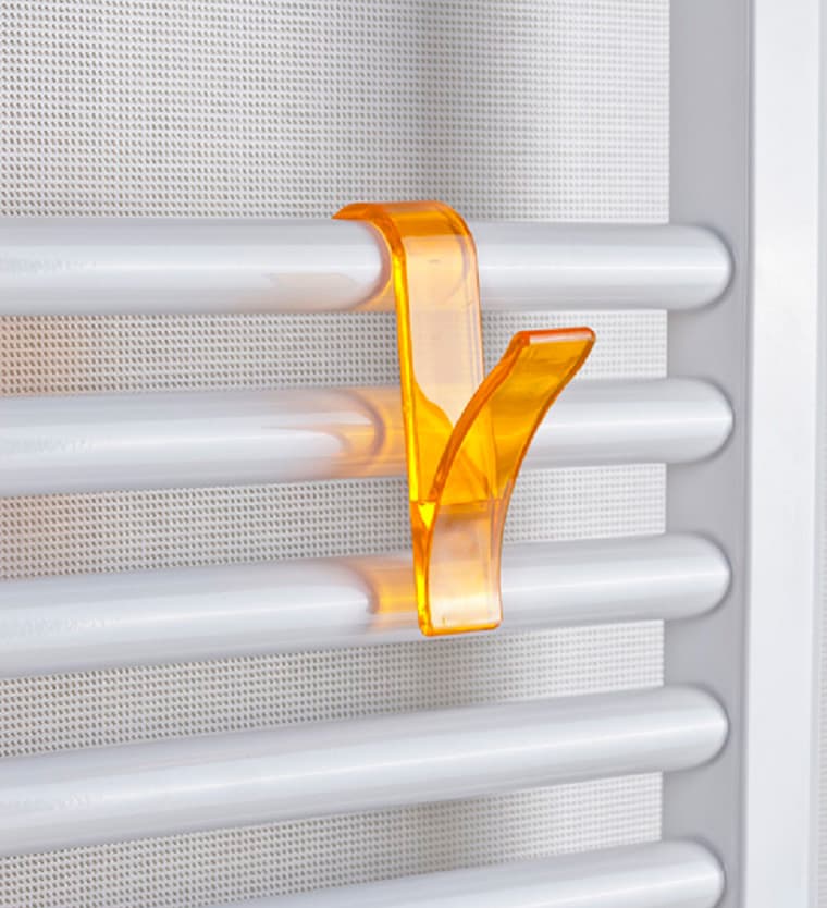 Kukice za peškire i radijator B24 set 2 komada providno narandžasta