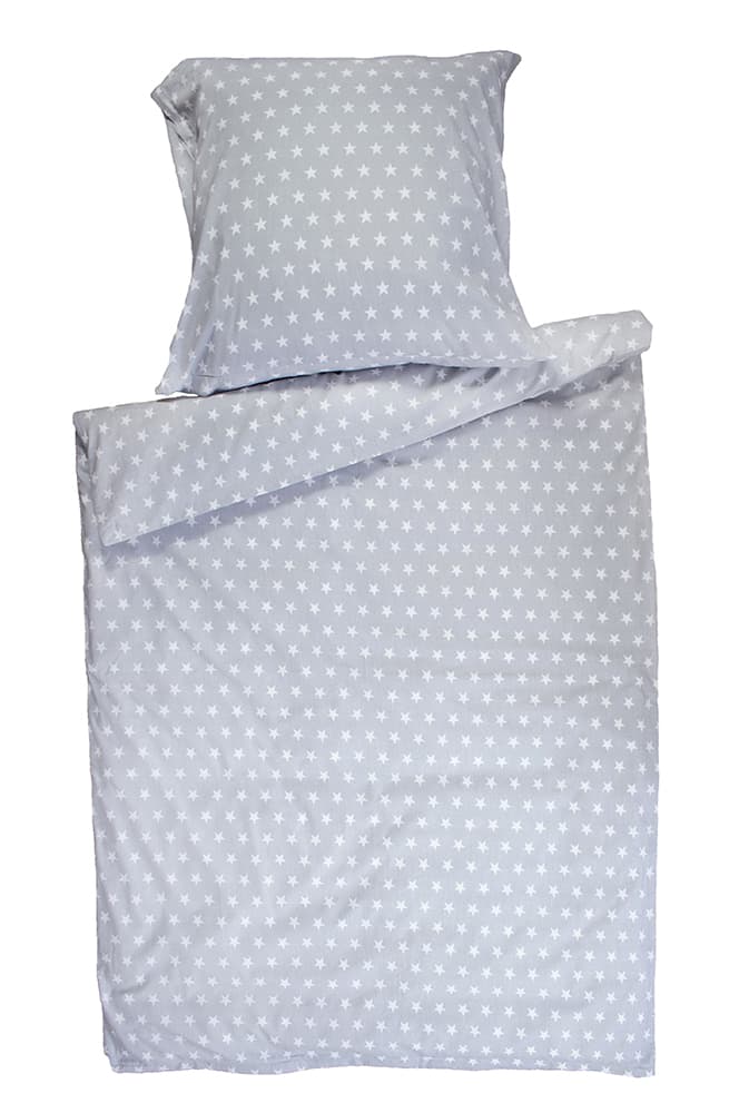 Dečija posteljina 140x100cm - Grey stars