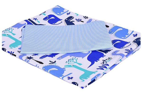 Dečija posteljina 160x110cm Blue dino